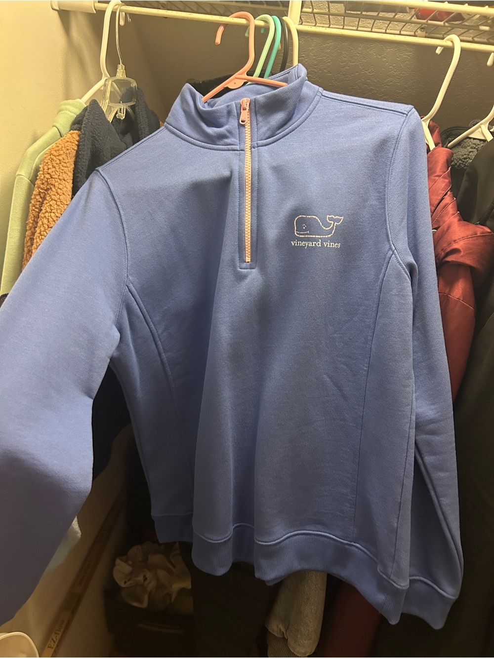 Vineyard Vines Blue Half-Zip Pullover